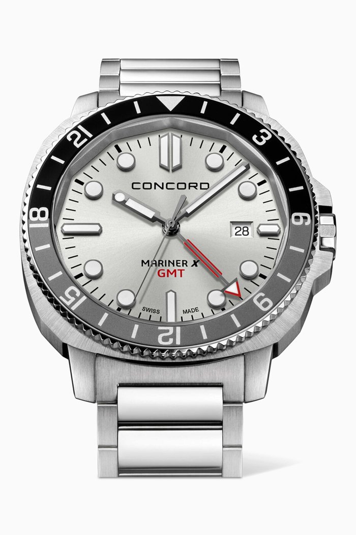 

Mariner X GMT Quartz Watch, 43mm, Silver