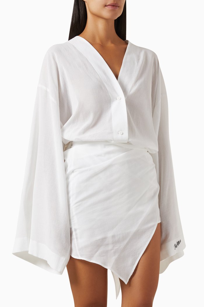 

Mini Dress in Cotton, White