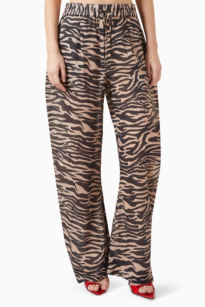 

Animal-print Pants, Multicolour