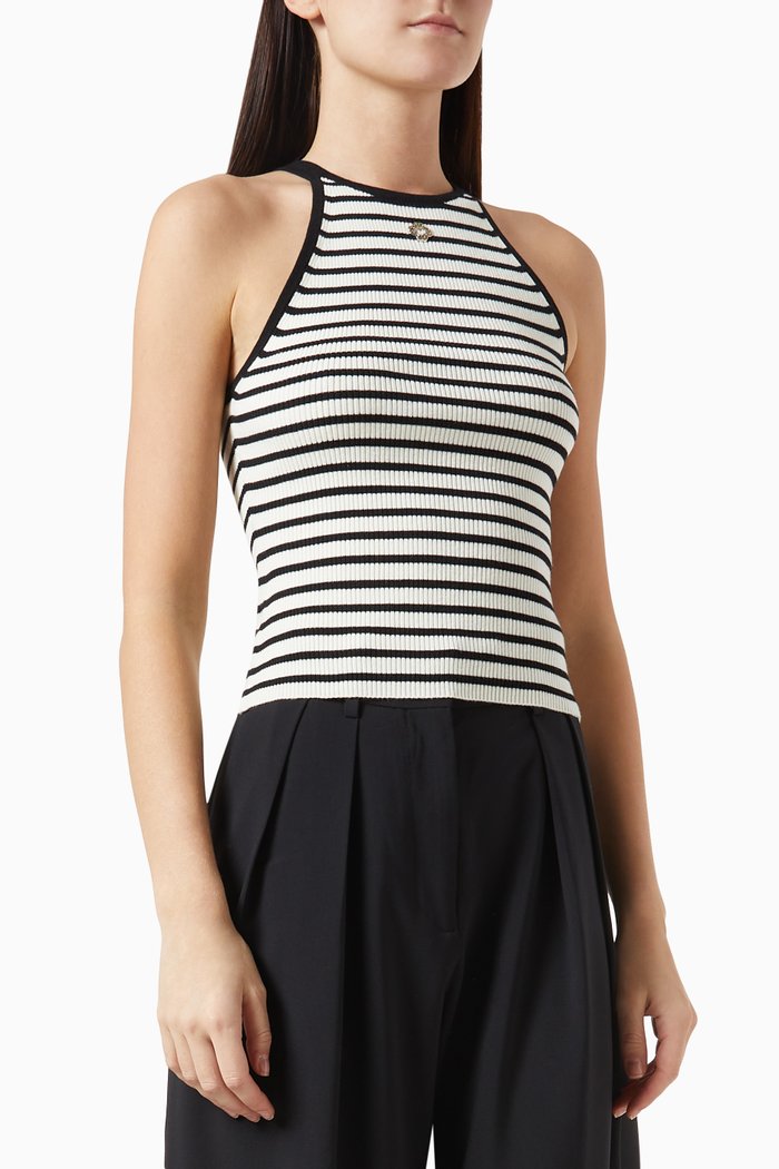 

Matchoulia Striped Top in Cotton-knit, Multicolour