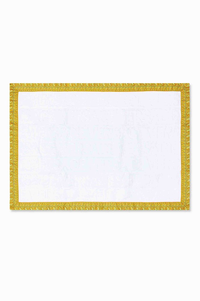 

All-over Logo Bath Mat in Terry Towelling, Black