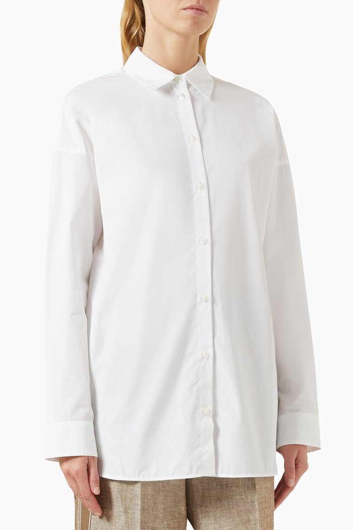 

x GI Albini Shirt in Organic Cotton, White