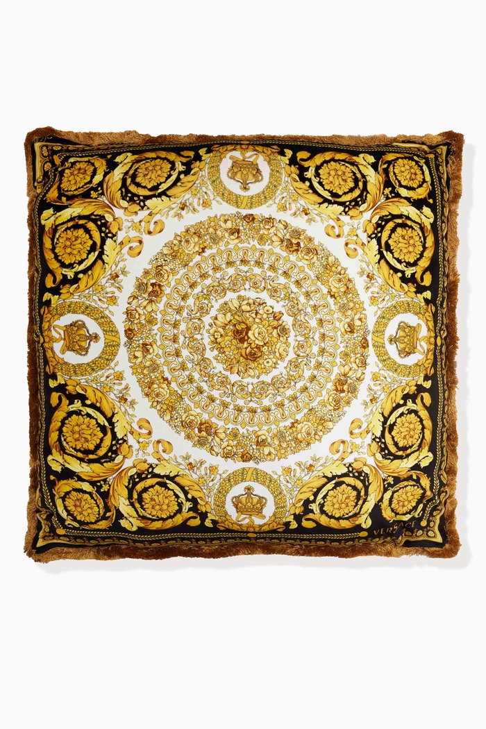 

Reversible Medusa Amplified Cushion in Cotton, Multicolour