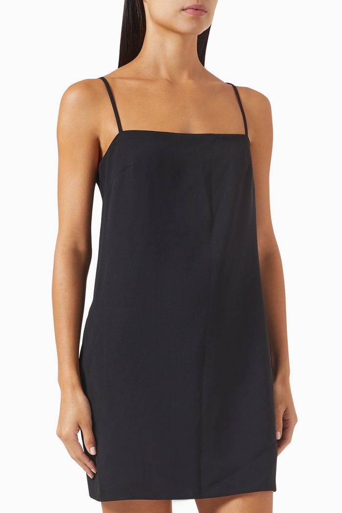 

Slip Mini Dress, Black