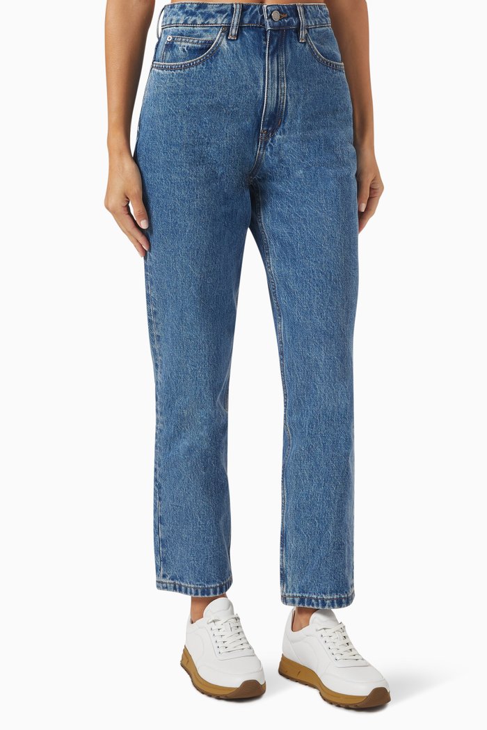 

211 Mom-fit Jeans, Blue