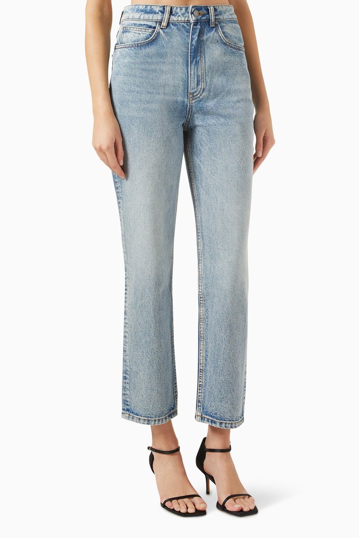 

211 Mom-fit Jeans, Blue