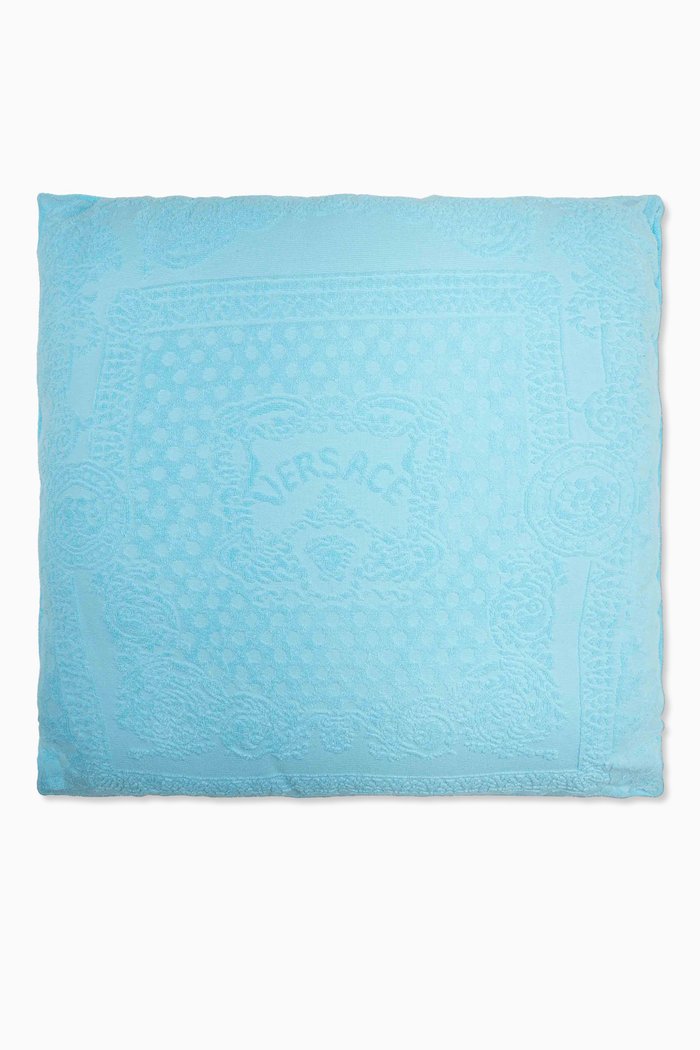 

La Vacanza Cushion in Cotton, Blue