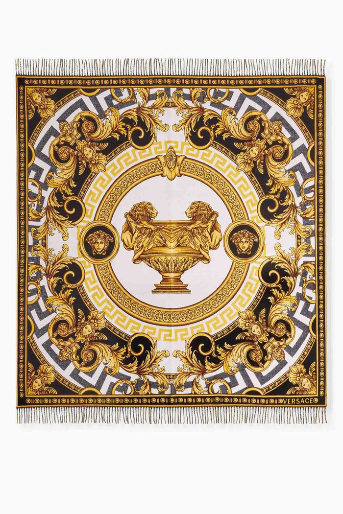 

La Coupe Des Dieux Blanket in Wool, Multicolour