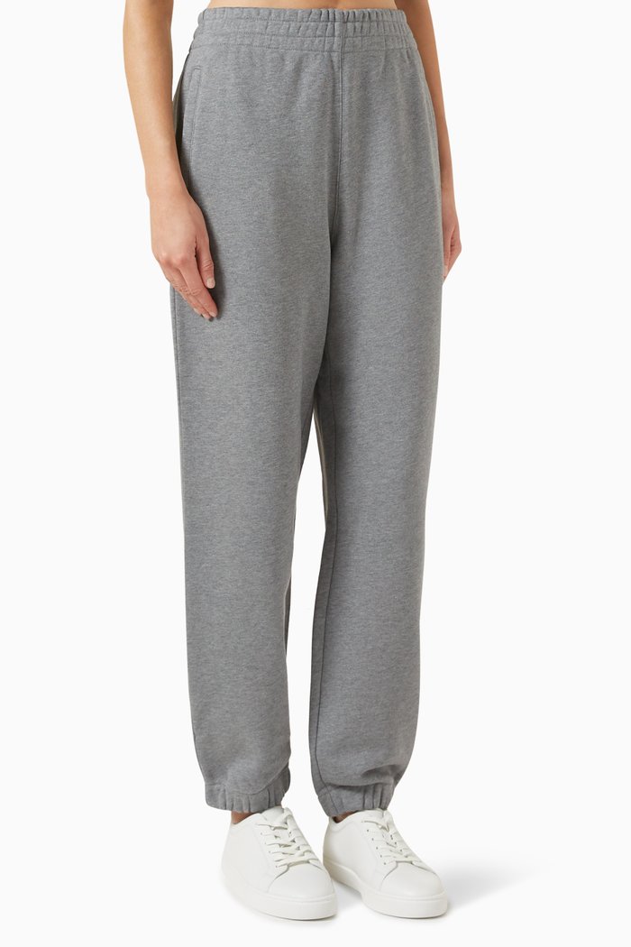 

Melange Jogger Pants in Cotton-terry, Grey