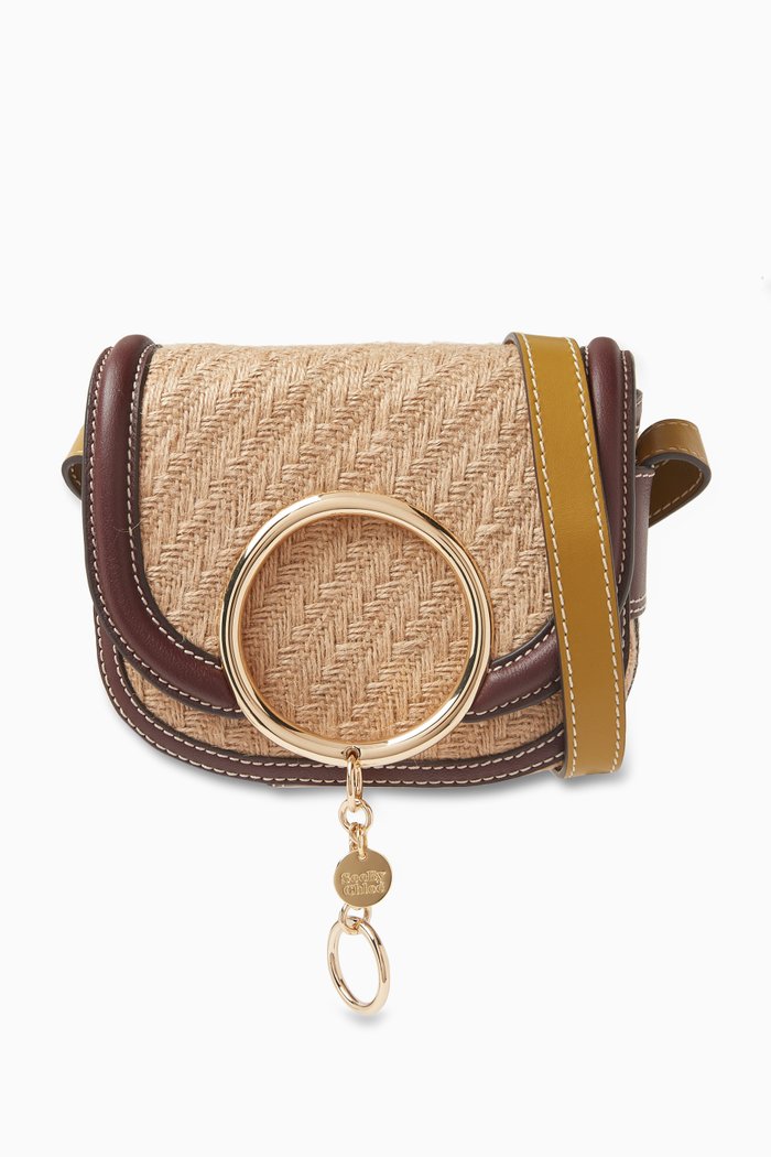 

Small Mara Crossbody Bag in Jute, Neutral