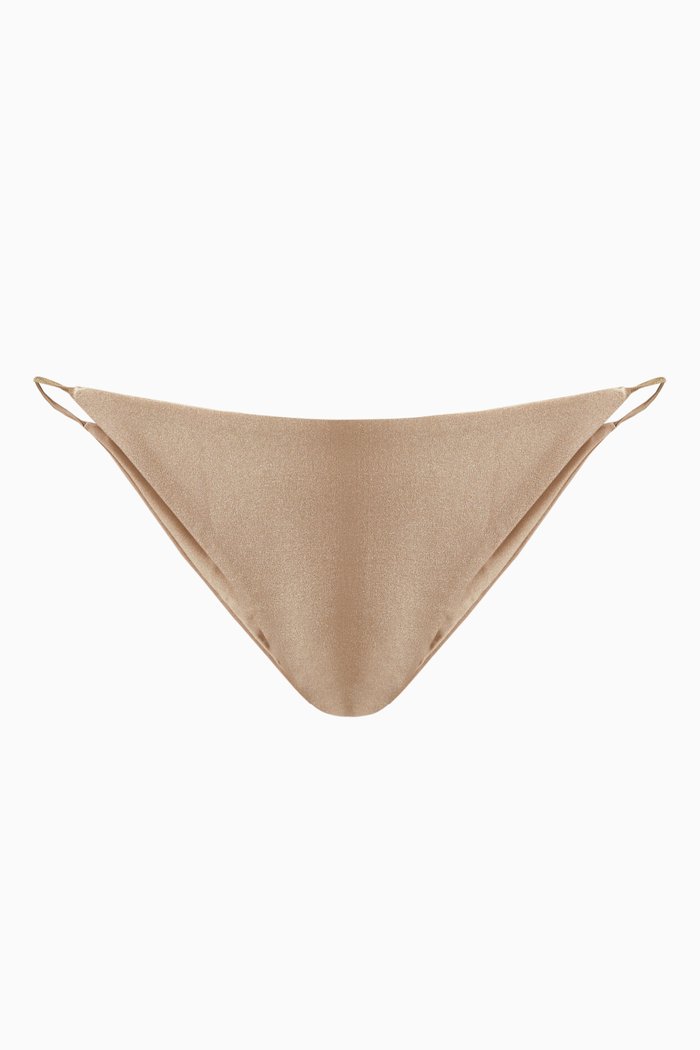

Bare Minimum Bikini Briefs in Lycra-blend, Brown