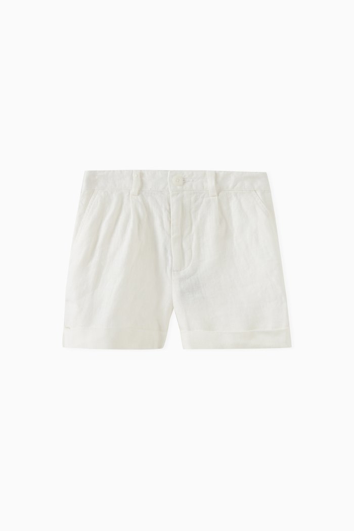 

Shorts in Linen, White