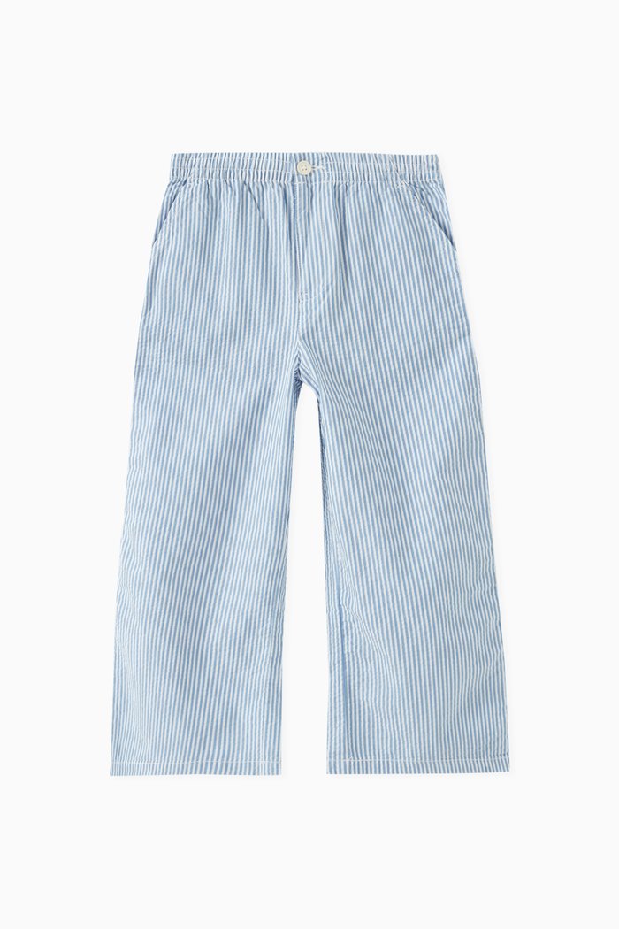 

Wide-leg Pants, Blue