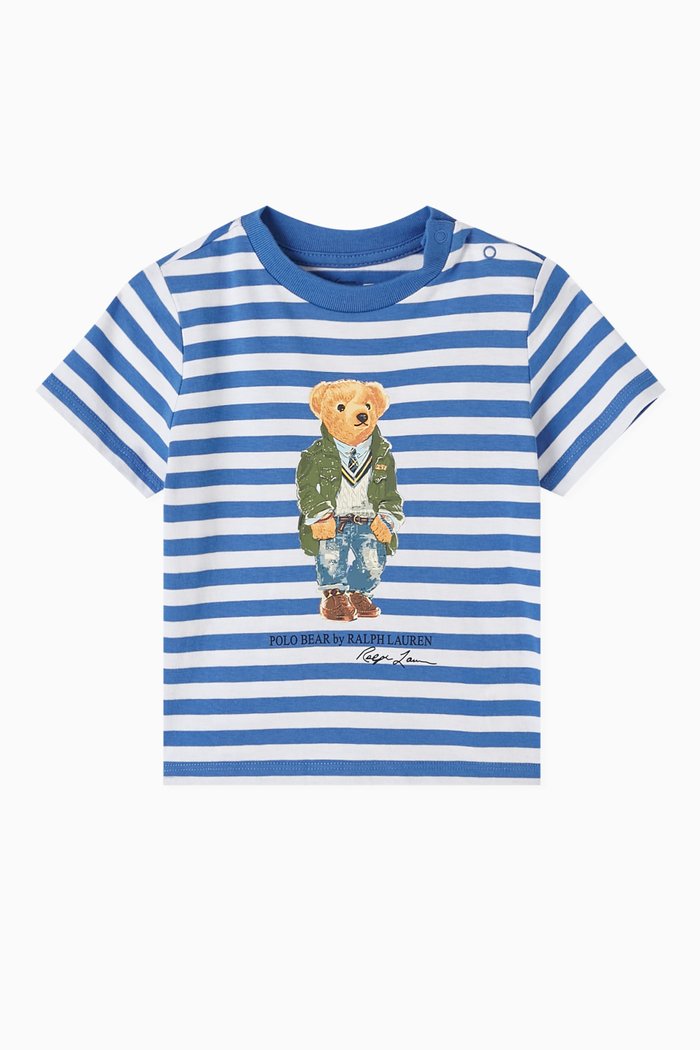 

Polo Bear T-shirt in Cotton-jersey, Blue