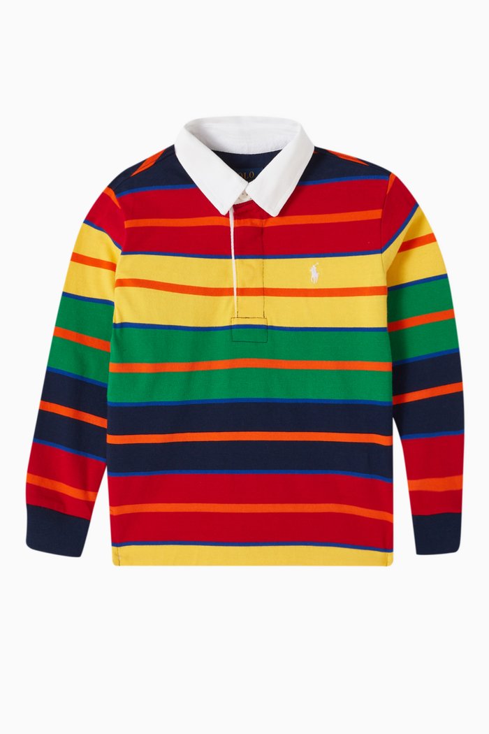 

Polo Rugby Shirt in Cotton, Multicolour
