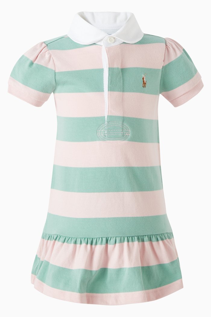 

Polo Rugby Dress in Cotton, Green