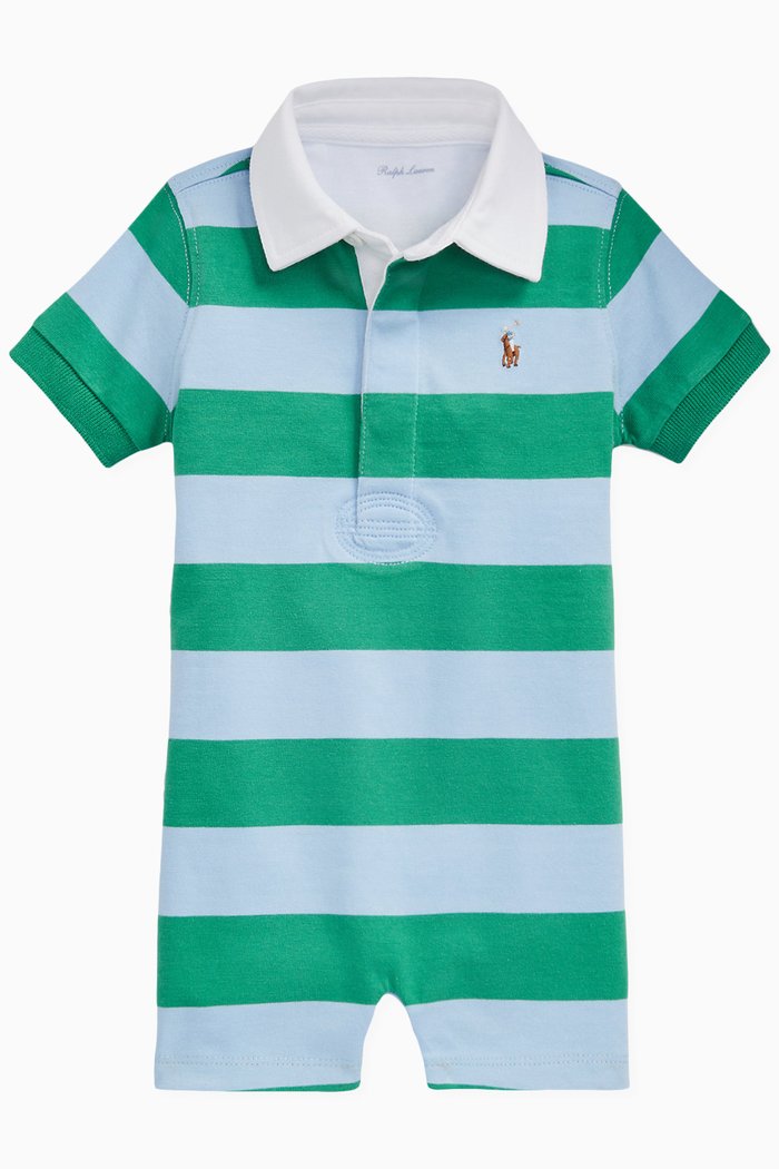 

Polo Rugby Romper in Cotton, Multicolour