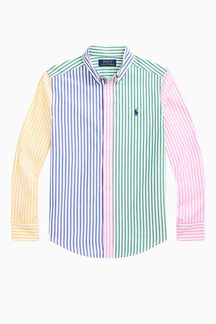 

Striped Fun Shirt in Cotton-poplin, Multicolour