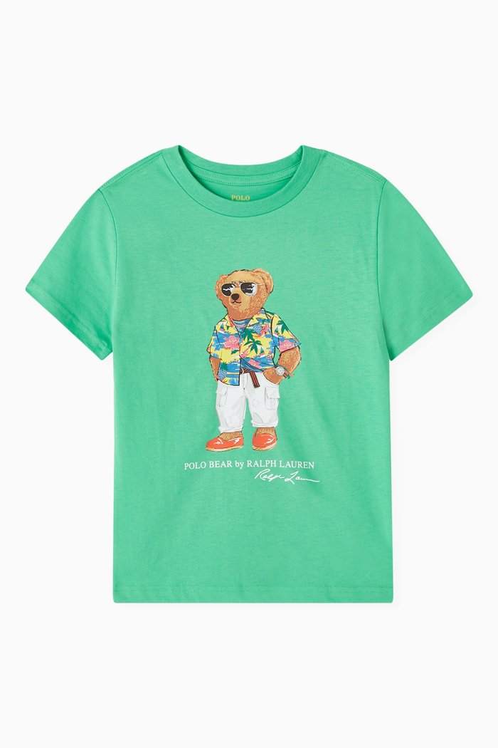 

Polo Bear T-shirt in Cotton, Green