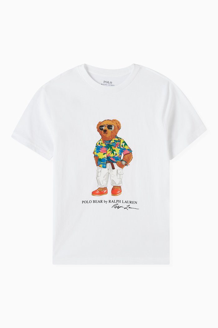 

Polo Bear T-shirt in Cotton, White