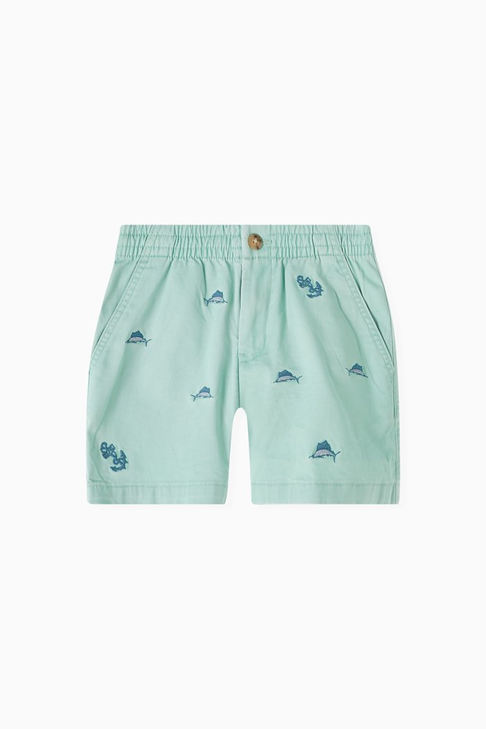 

Polo Prepster Marlin Chino Shorts in Cotton-stretch, Green