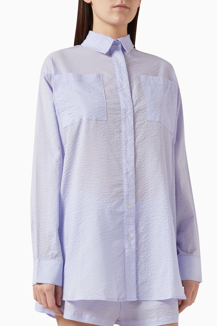 

Mika Sheer Top, Purple