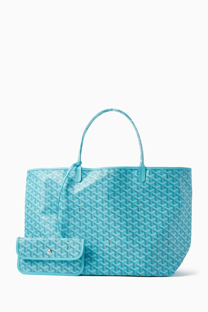 

Unused St. Louis GM Bag in Goyardine Canvas, Blue