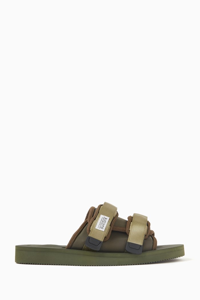 Moto-Cab Sandals in Nylon, Green
