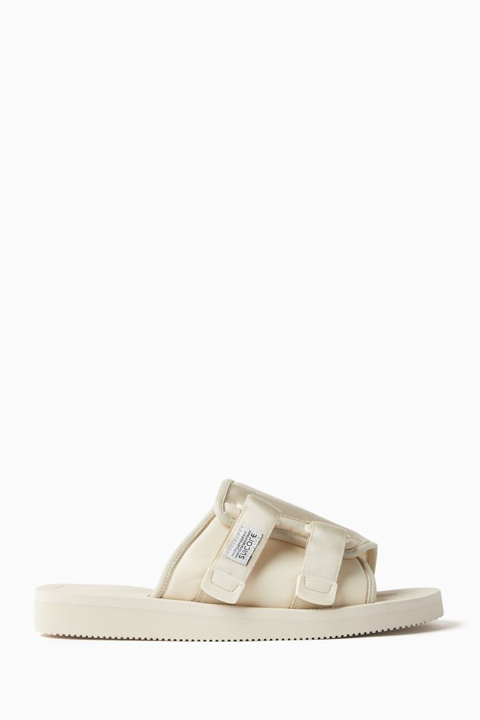 

Kaw-Cab Mule Sandals in Nylon, White