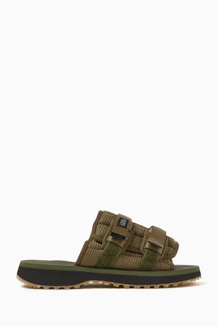 

Moto-Cab Sandals in Corduroy, Brown