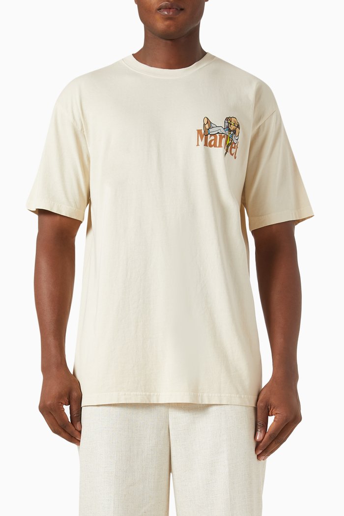 

Better Call Bear T-shirt in Cotton, Neutral