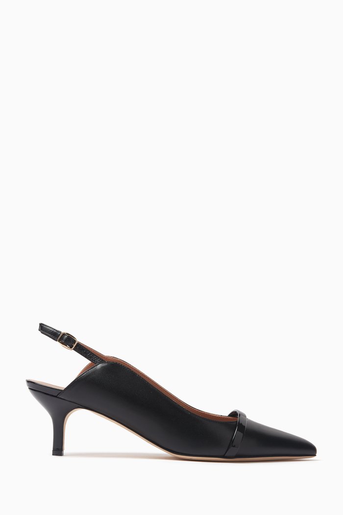 

Marion 45 Slingback Pumps in Nappa, Black