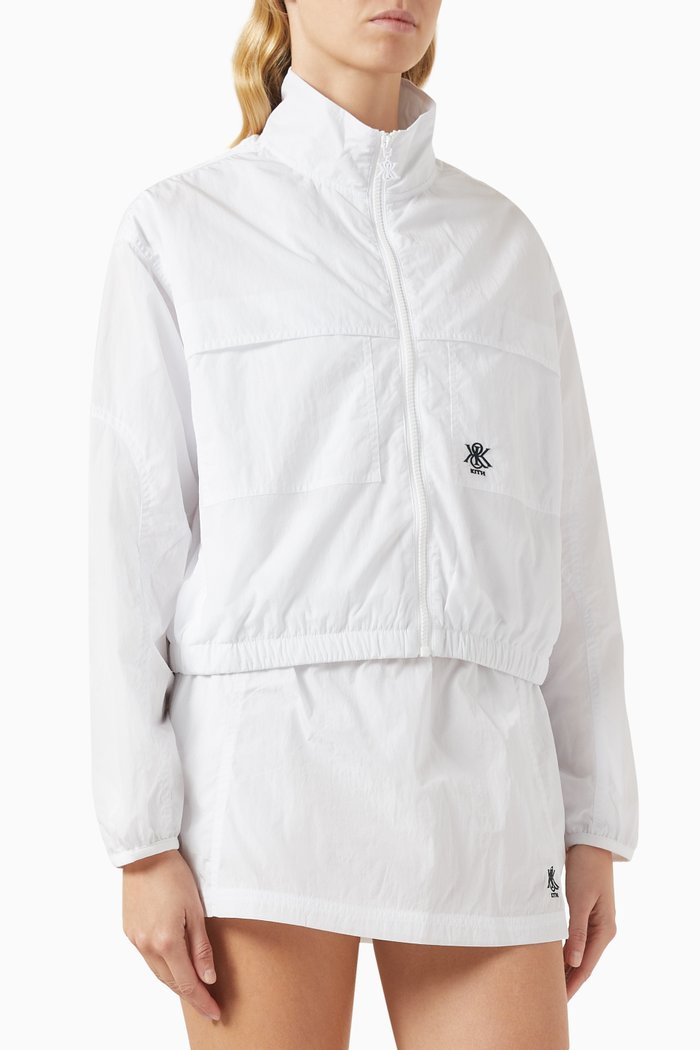 

Lowen Track Jacket in Nylon, White
