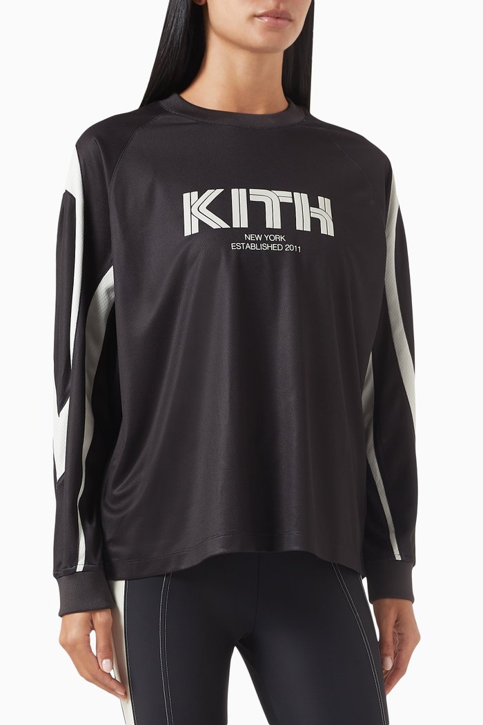 

Ridley Tech Sweatshirt in Mesh, Black