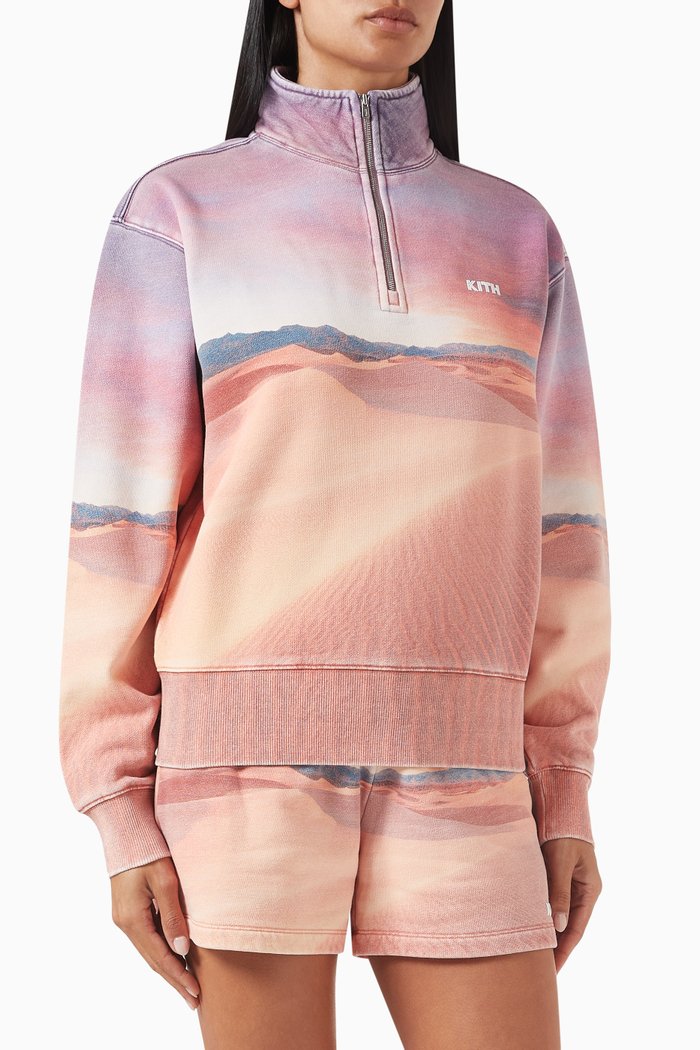 

Desert Landscape Hunter Sweatshirt in Cotton, Red