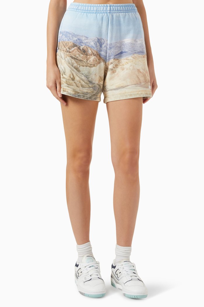 

Desert Landscape Rayne Shorts in Cotton, Blue