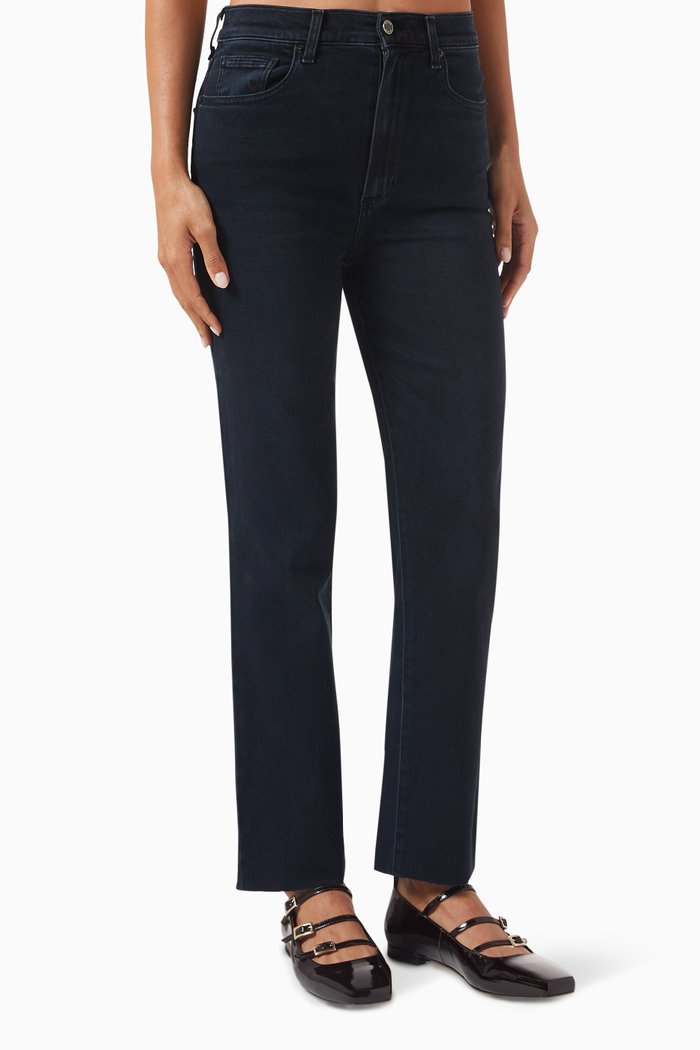 

Sabine Straight-Leg Jeans in Denim, Blue