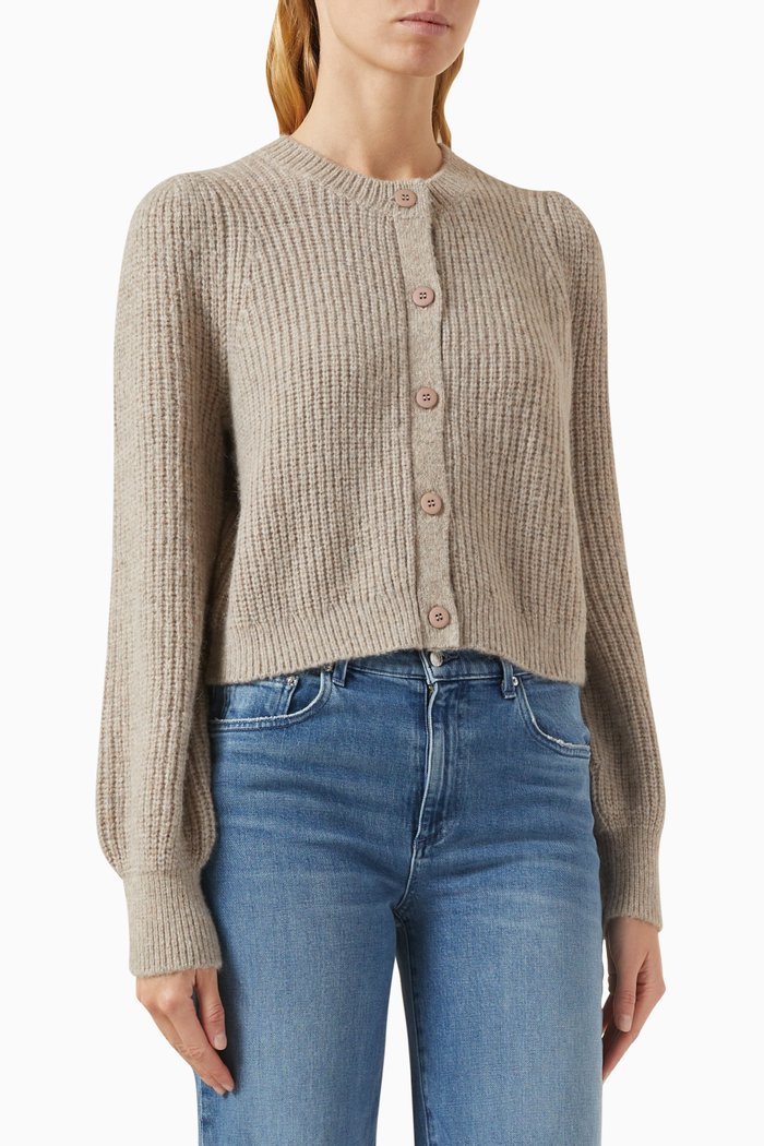 

Jasmine Cardigan in Alpaca-wool, Brown