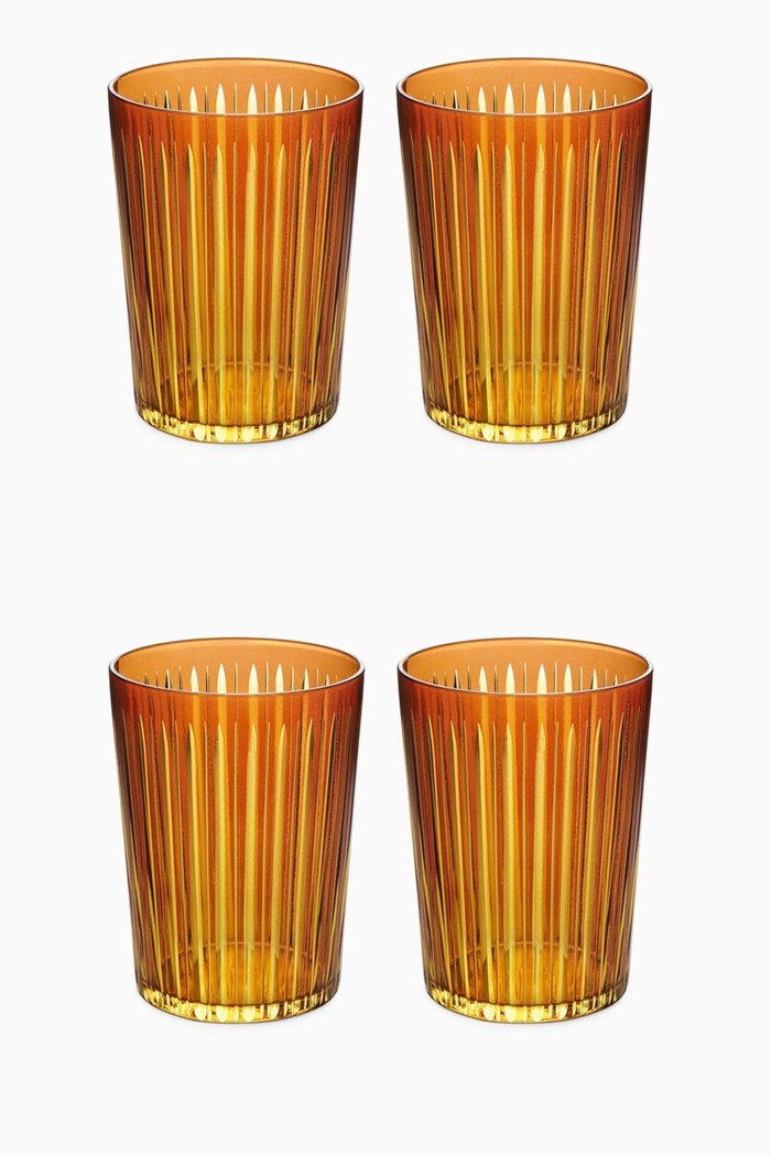 

Prism Highball Glasses, Set of 4, Orange
