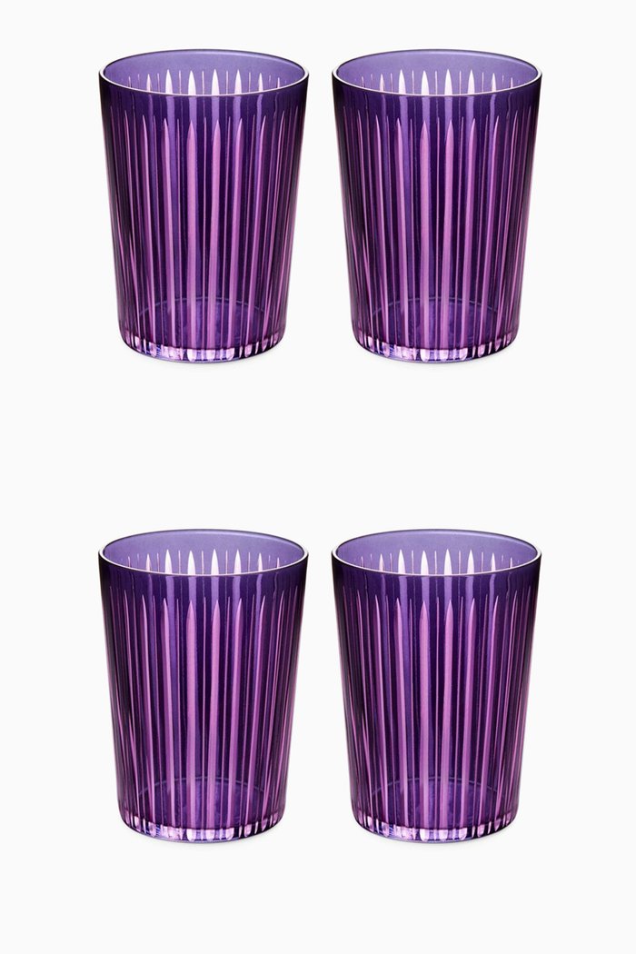 

Prism Highball Glasses, Set of 4, Purple