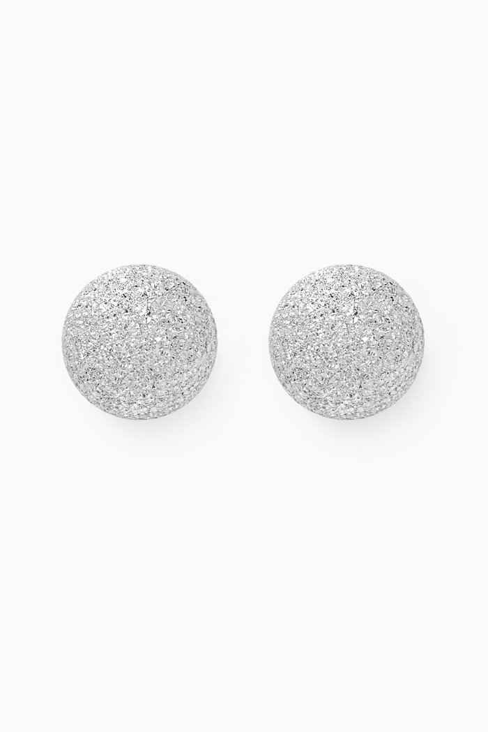

Twinkle Stud Earrings in 18kt White Gold, Silver