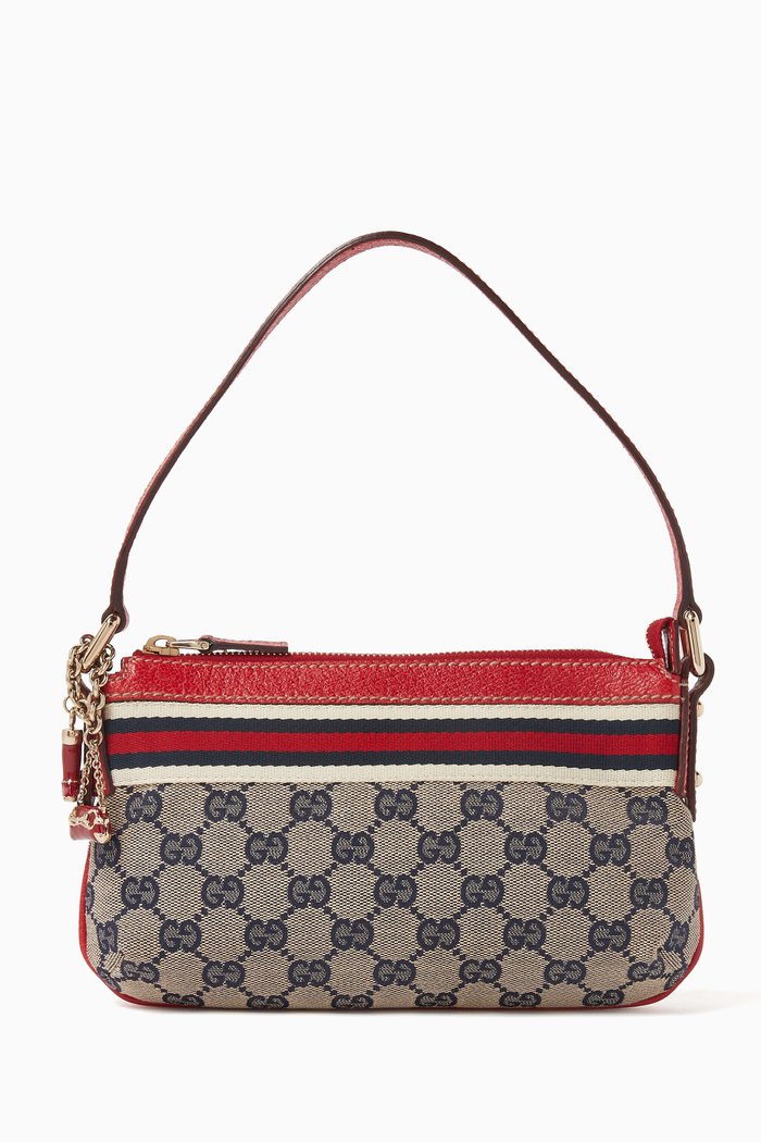 

Jolicoeur Pochette Bag in GG Canvas, Multicolour