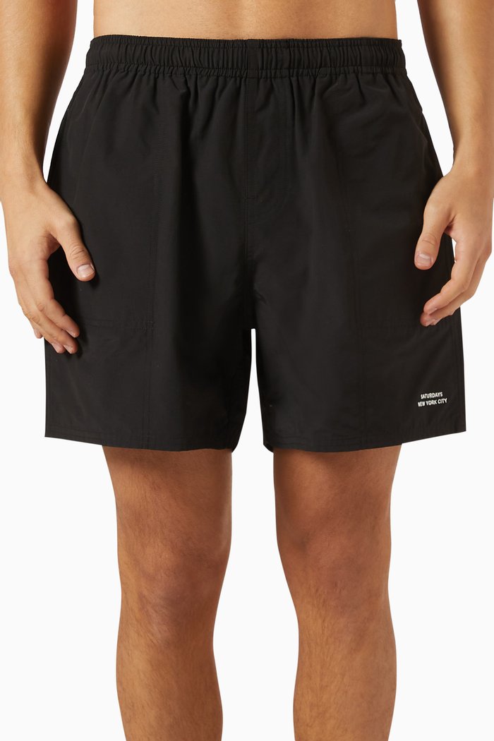 

Talley Swim Shorts in Cotton-nylon, Black