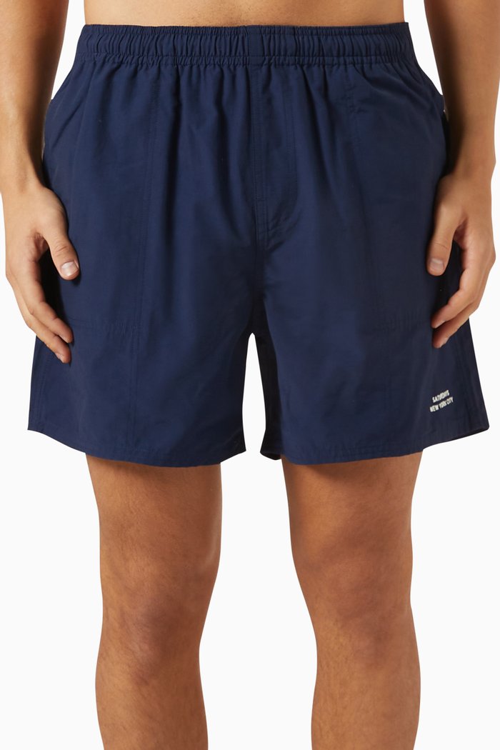 

Talley Swim Shorts in Cotton-nylon, Blue