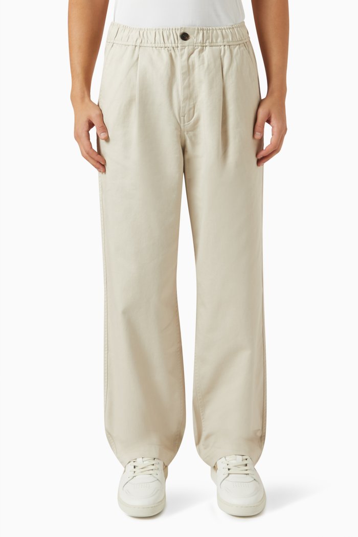 

George Pants in Cotton Twill, Neutral