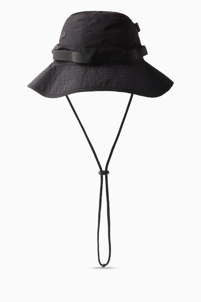 

Boonie Hat in Cotton-nylon Blend, Black