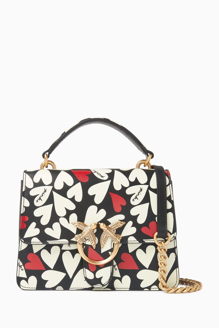 

Mini Love One Light Bag in Leather, Black