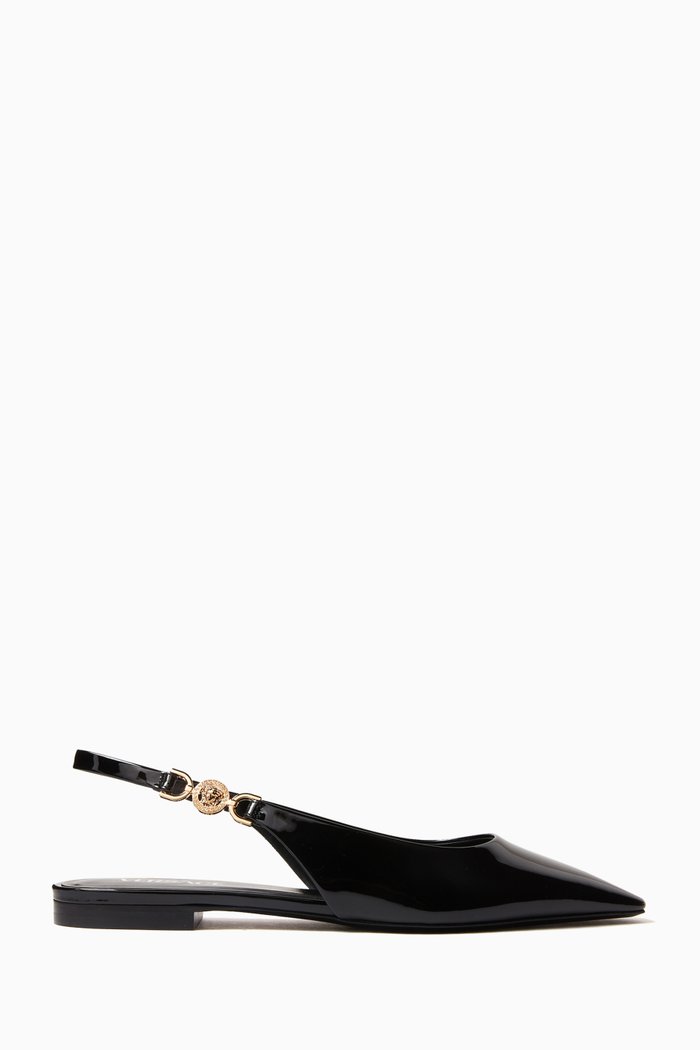 

Medusa '95 Slingback Pumps in Patent Leather, Black