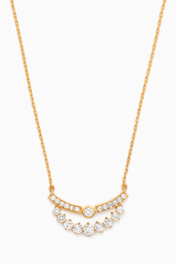 

Diamond Chain Pendant in 18kt Yellow Gold