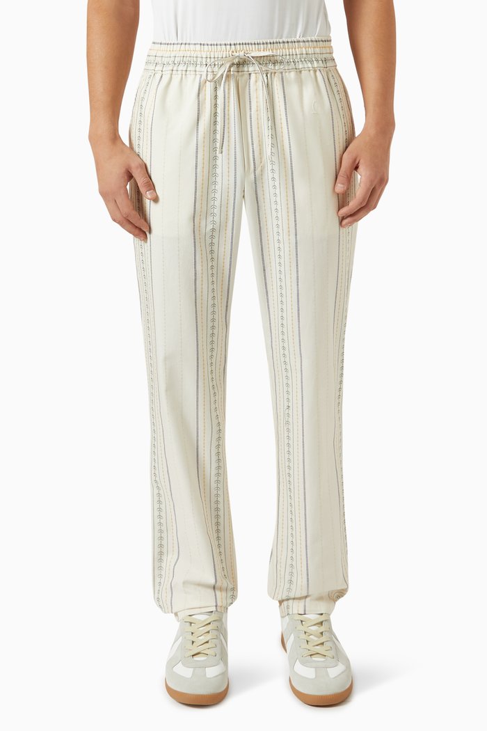 

Porter Embroidery Pants in Cotton, Neutral